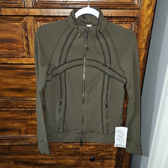 Lululemon Define Jacket Luon! Sz 4 OVBR/BLK!! Classic Fit